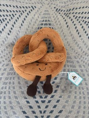Jellycat Brown Pretzel NWT